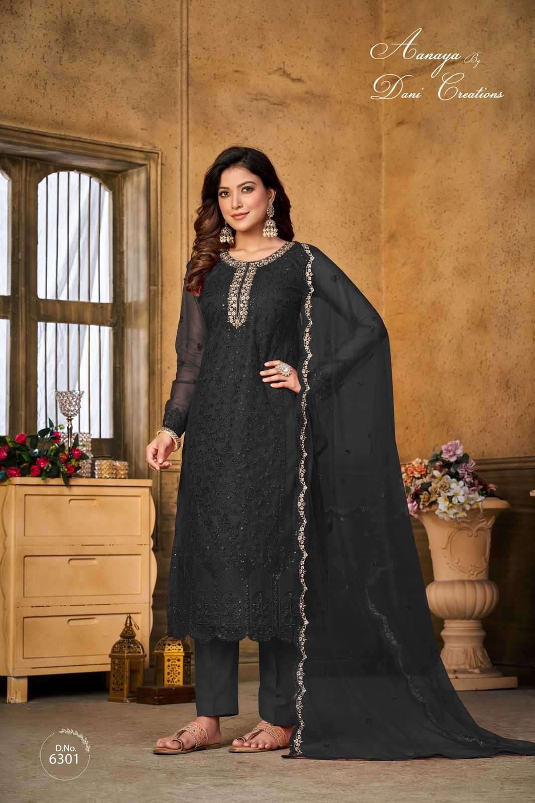 Aanaya Vol 163 Fancy Net Festive Collection Suit