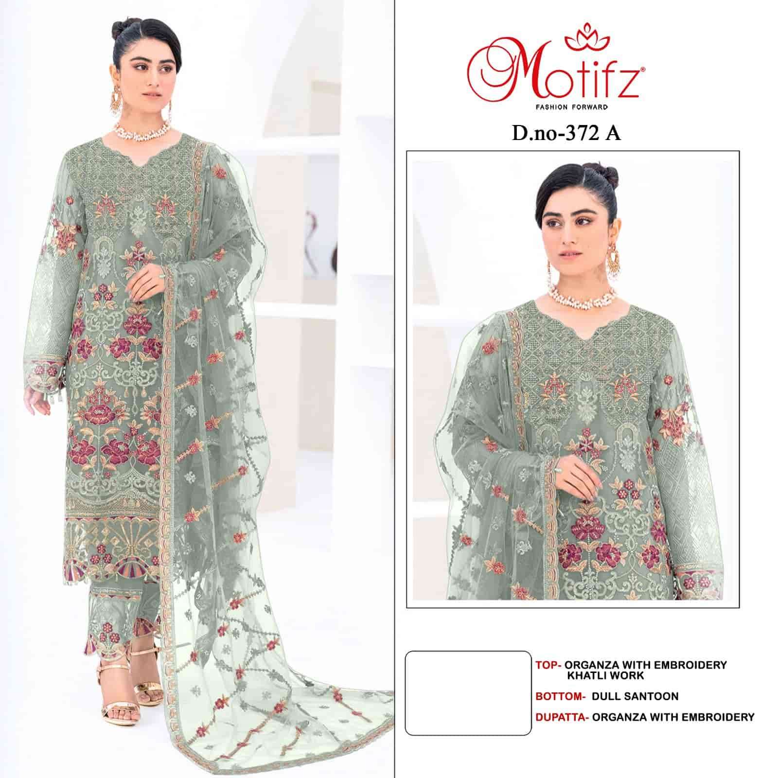 Motifz 372 Colors Festive Wear Style Designer Pakistani Salwar Suit