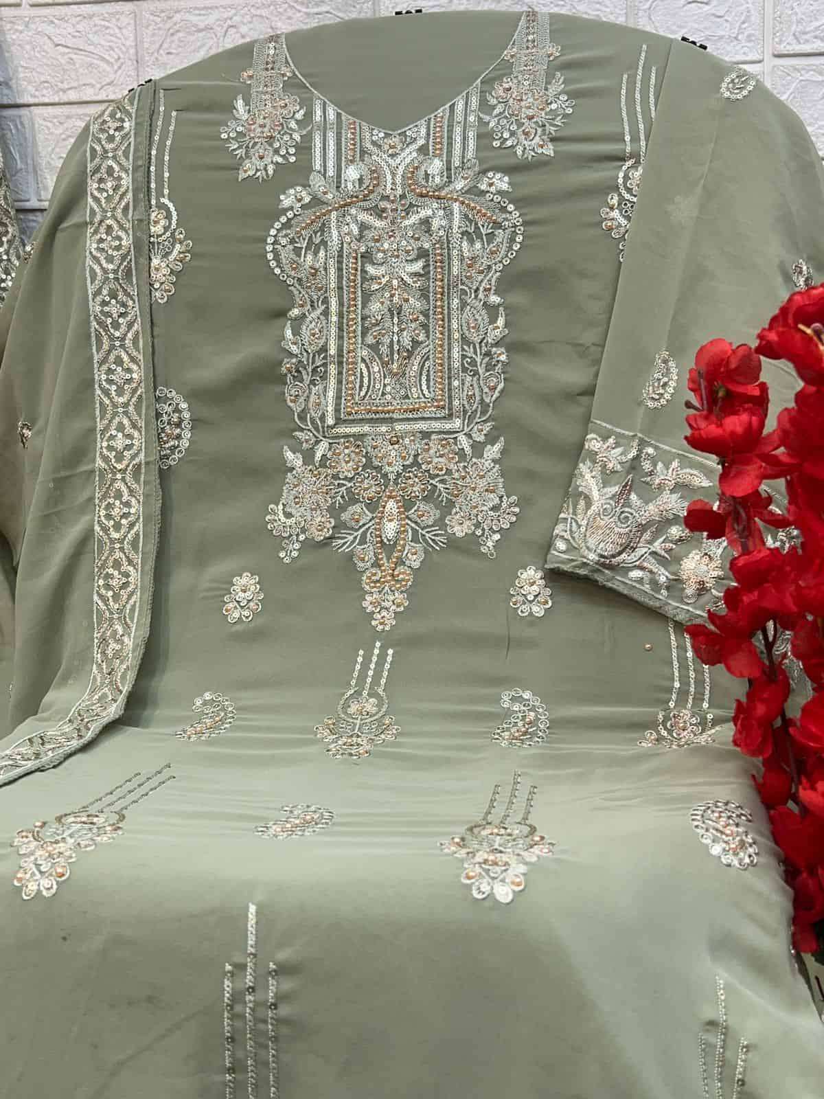 Zaha Sersha Vol 7 10290 Colors Georgette Fancy Salwar Kameez Limited Edition