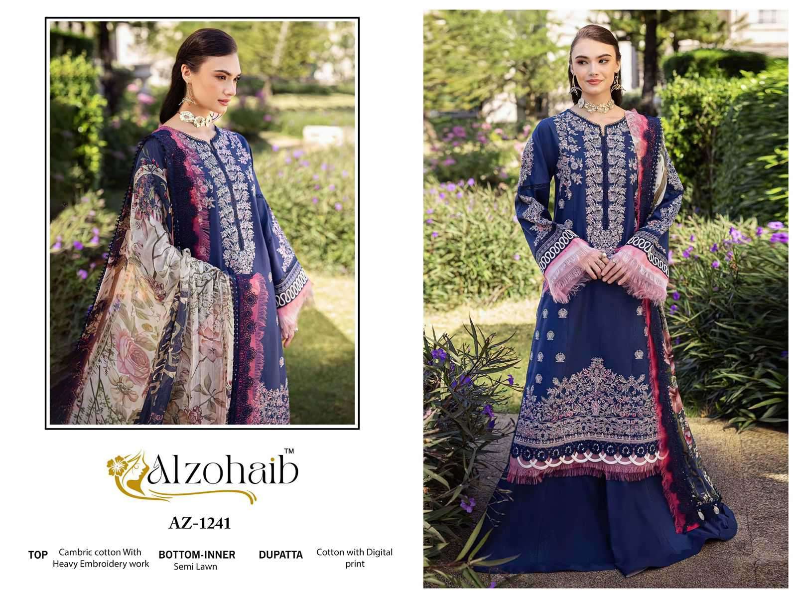 Alzohaib Fatima Nx Vol 1 Cotton Printed Pakistani Suit