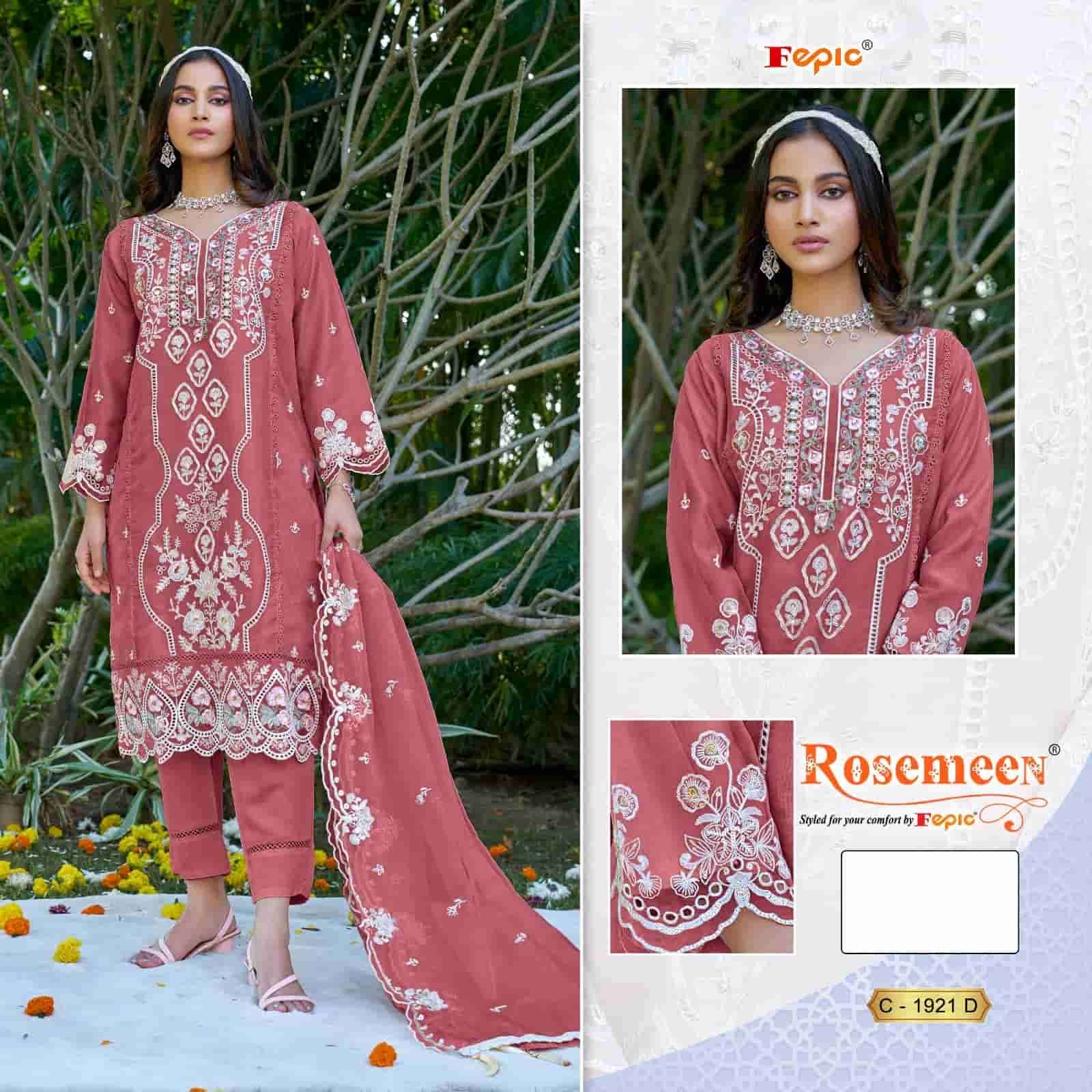 Fepic C 1921 D Festive Wear Style Heavy Designer Embroidered Suit Collection