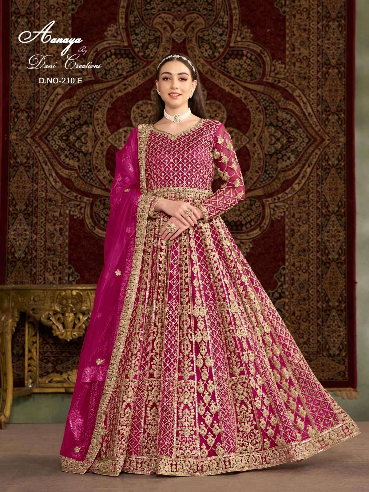 Aanaya Vol 210 Heavy Designer Bridal Wear Dress