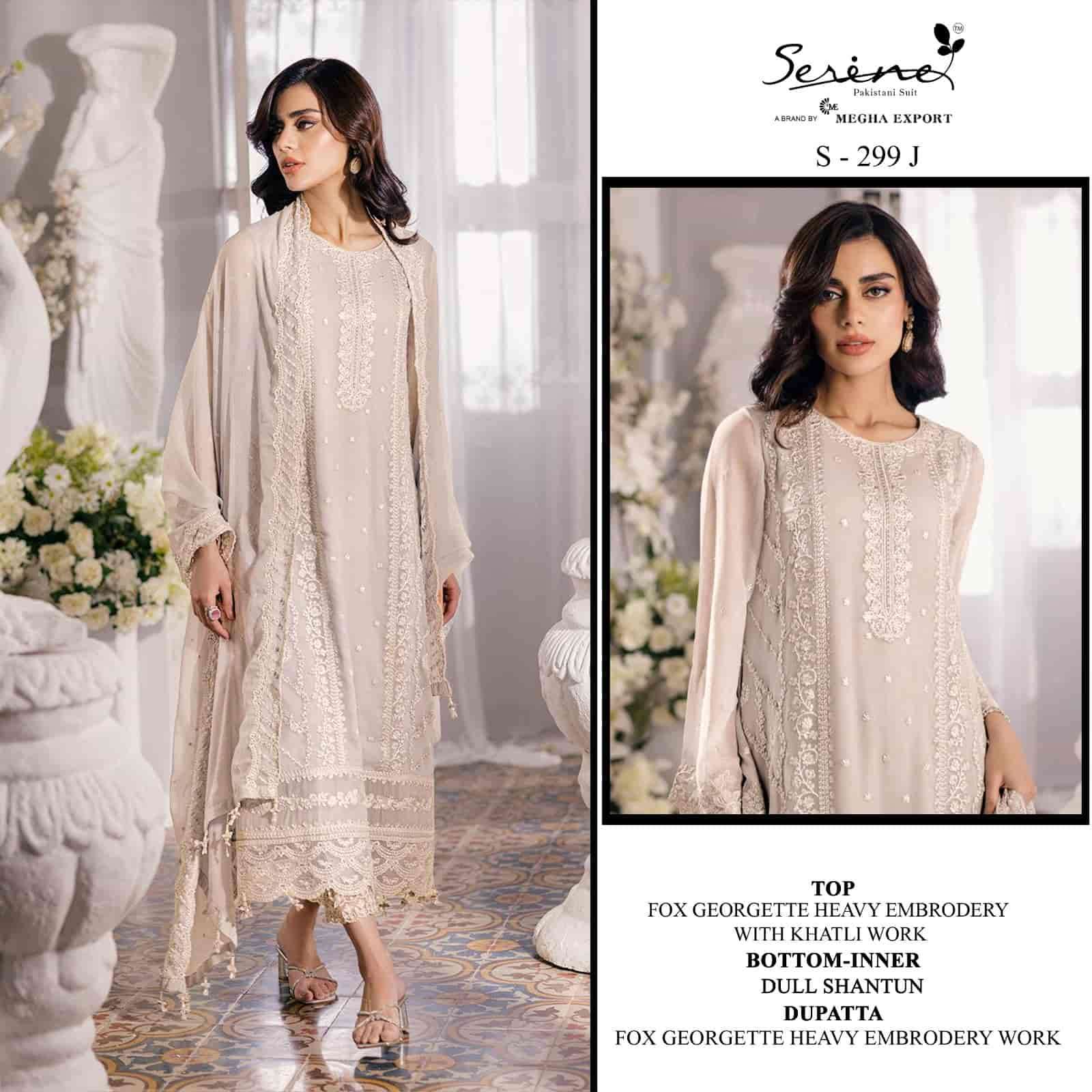 Serine S 299 J Georgette Style Designer Embroidered Salwar Suit