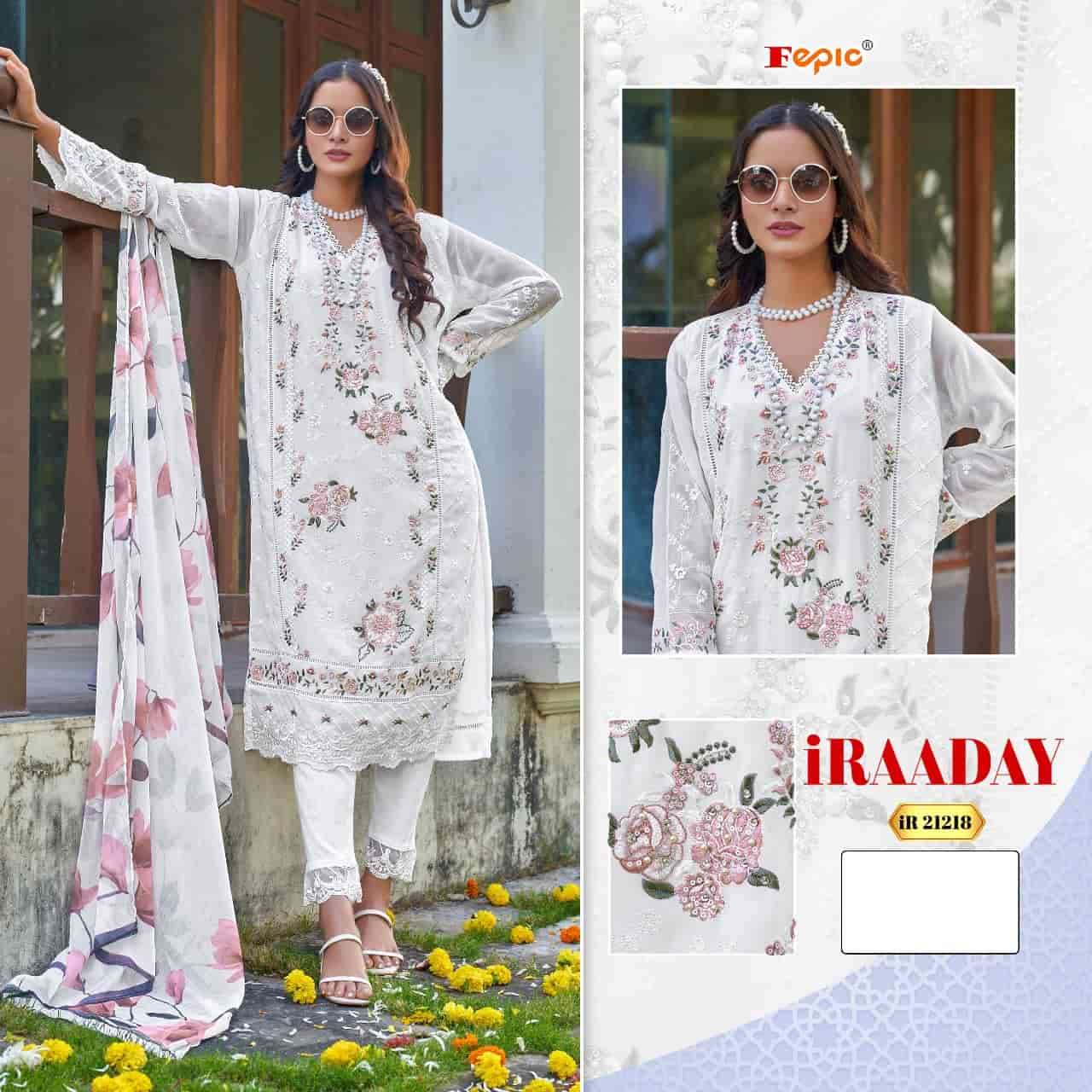 Fepic IR 21218 Pakistani Designer Georgette Suit Exporter