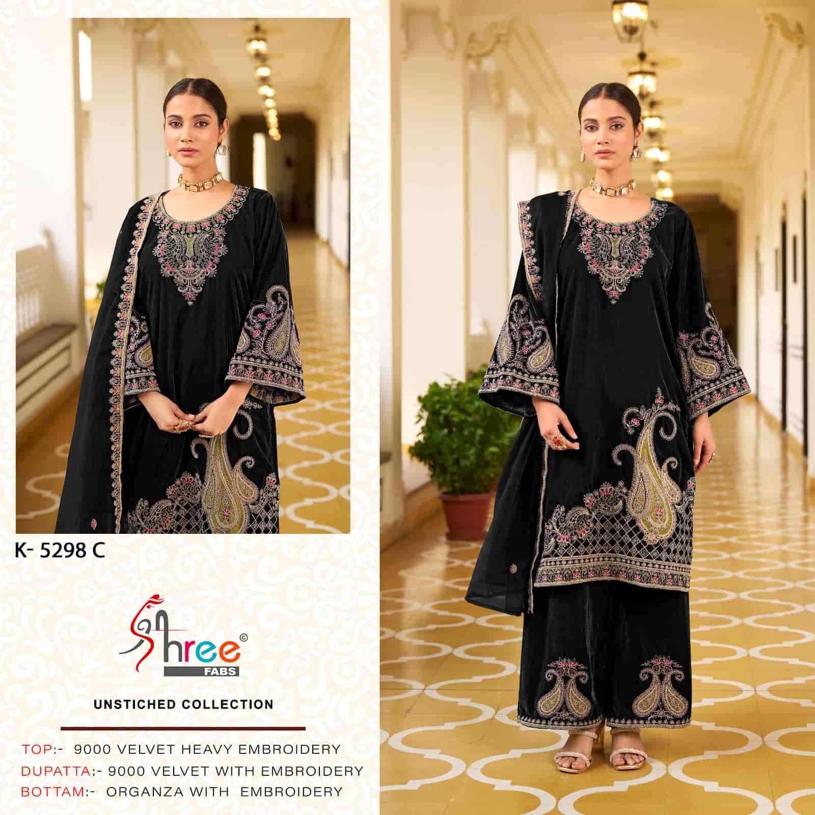 Shree Fabs K 5298 C Party Wear Style Exclusive Velvet Collection