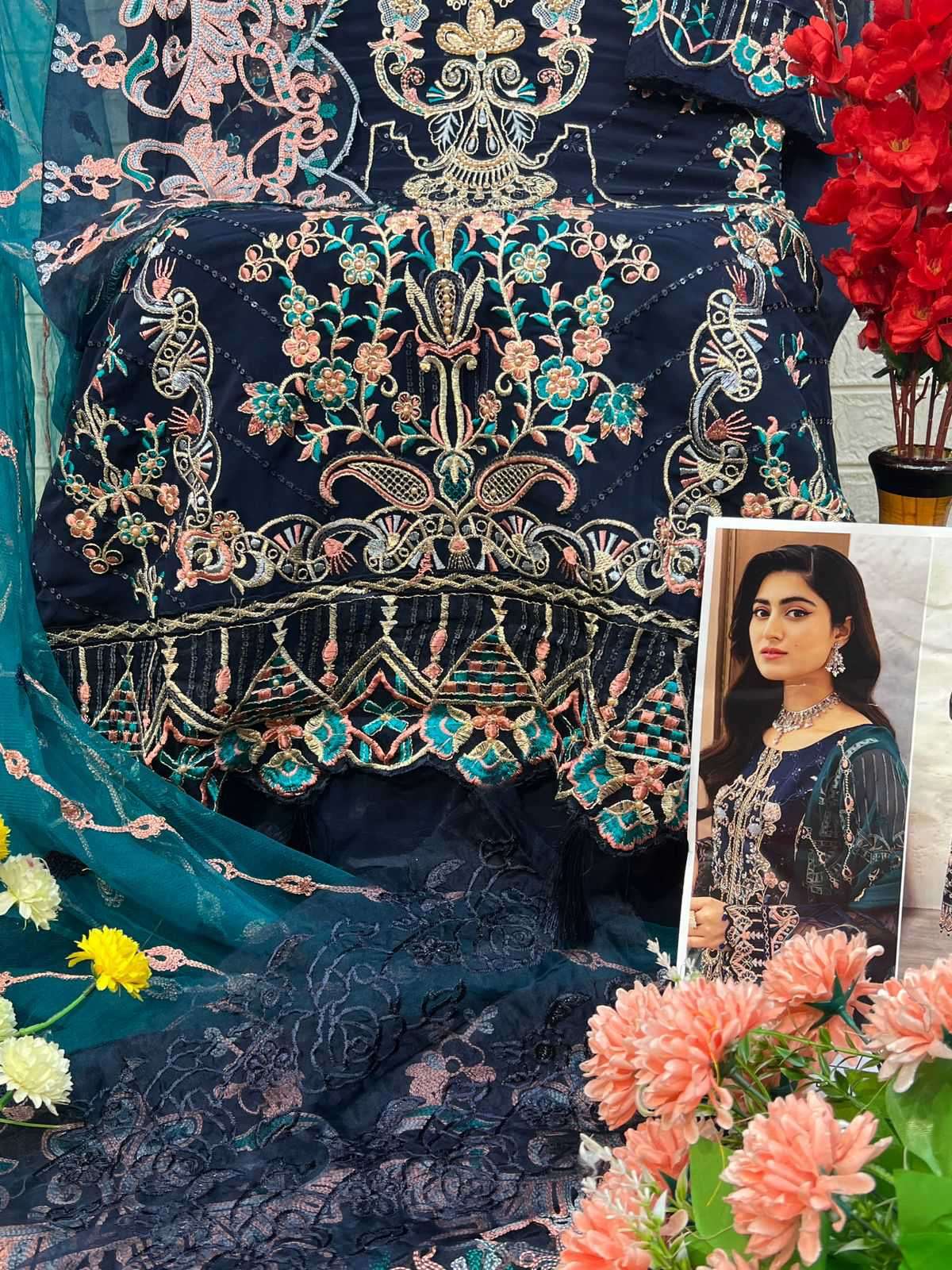 Zaha 10272 Designer Pakistani Suit