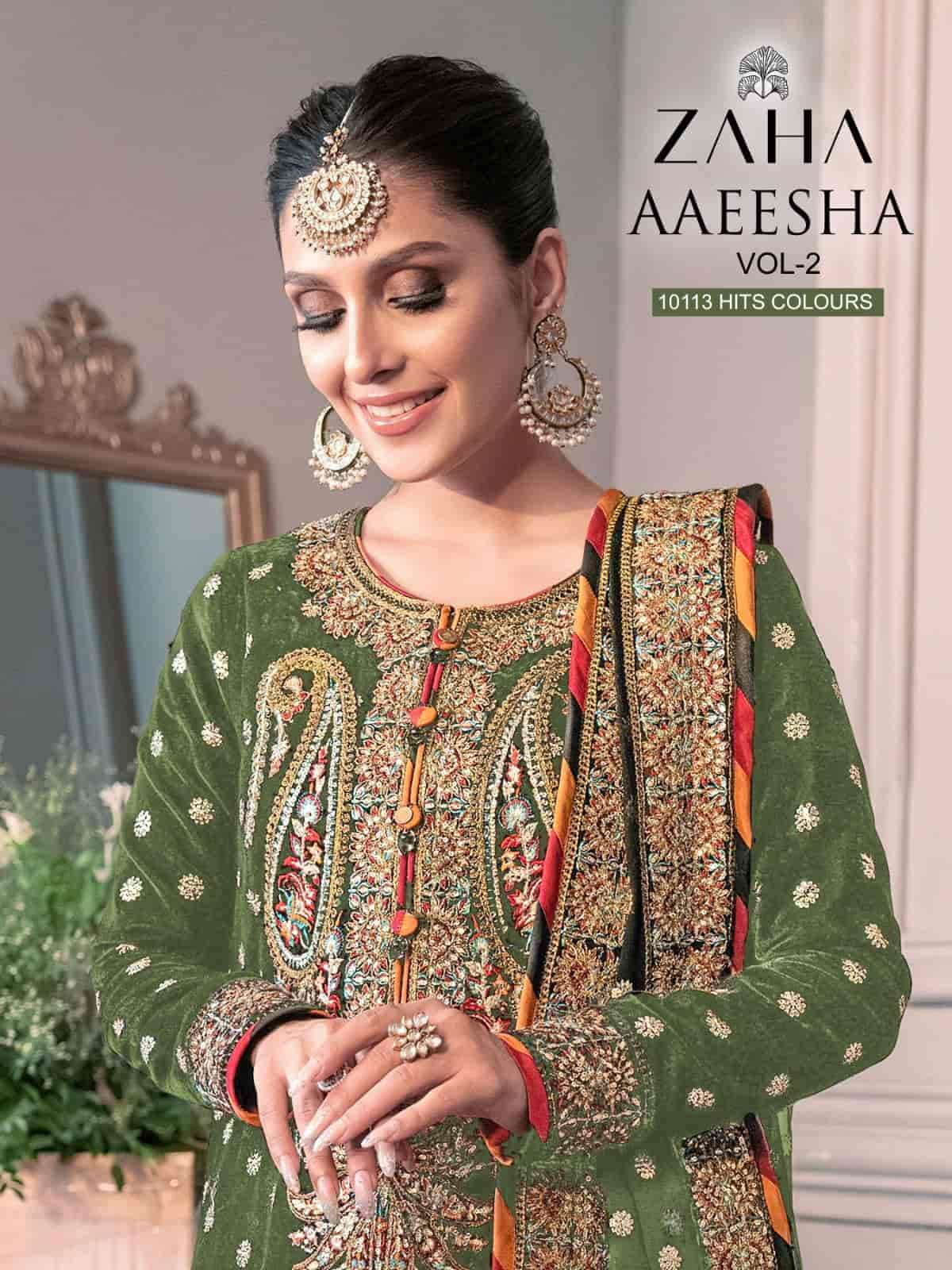 Zaha Aaeesha Vol 2 Pakistani Party Wear Suit