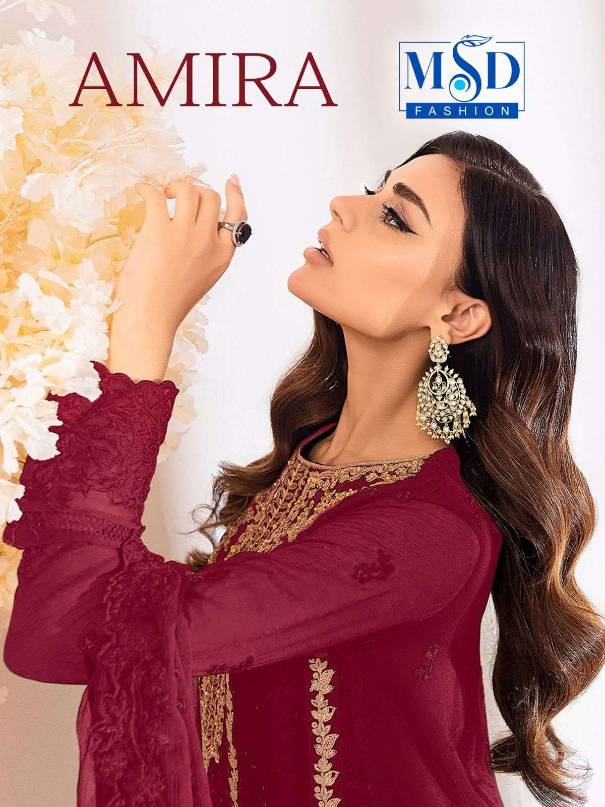 MSD Designer Amira Fancy Eid Collection pakistani Suit 2024