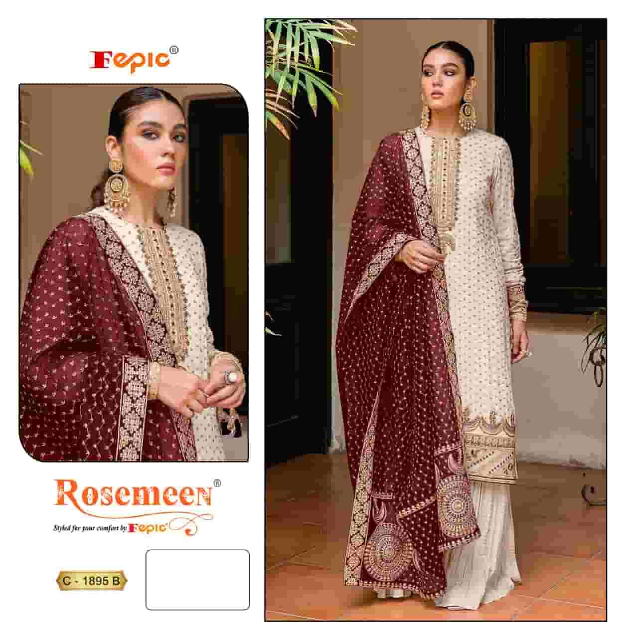 Fepic C 1895 B Festive Wear Style Designer Georgette Salwar Kameez Ensemble