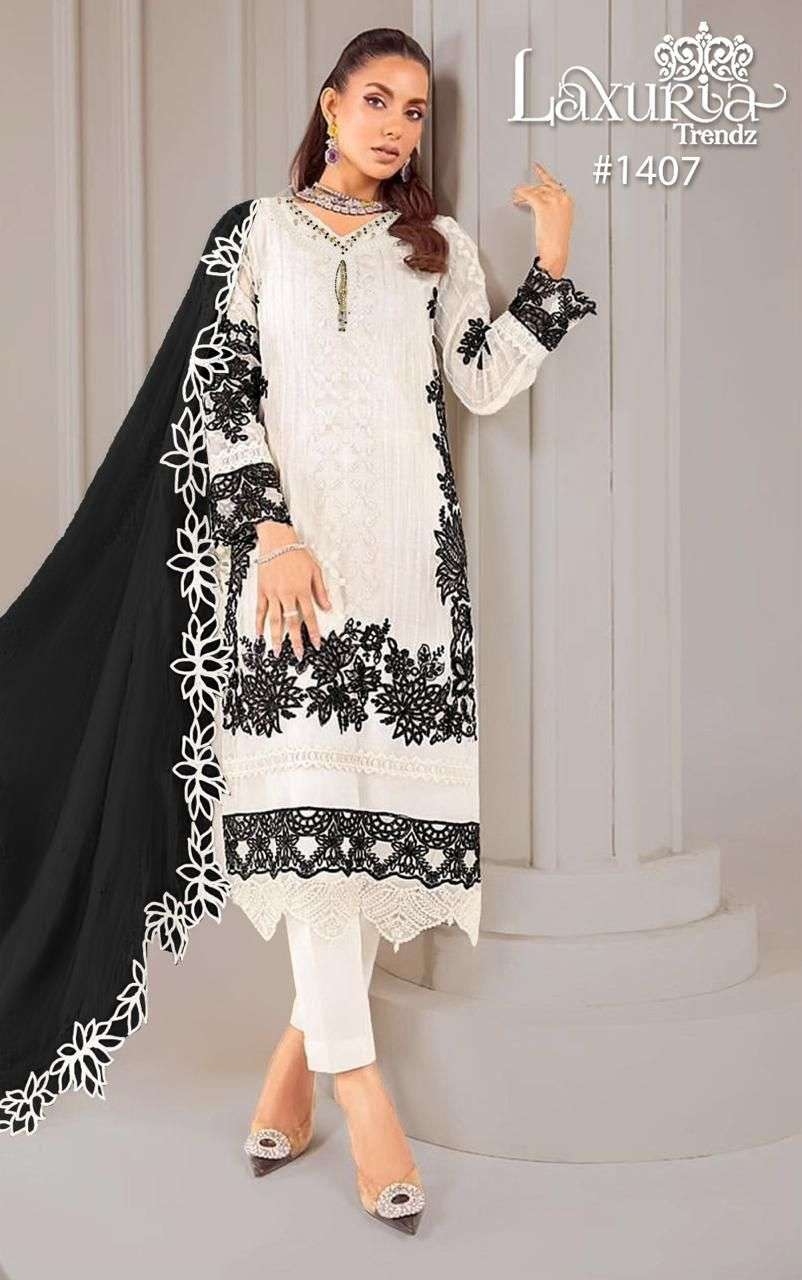 Laxuria Trends 1407 Fancy Designer Readymade Pakistani Collection