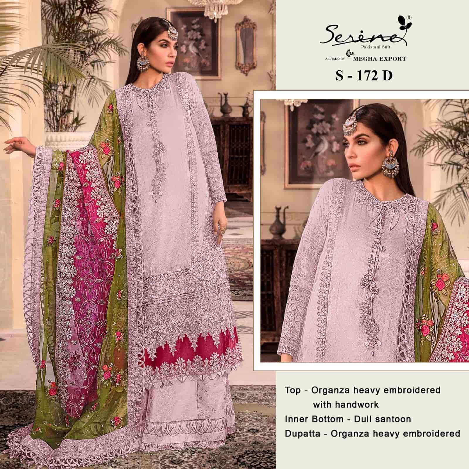 Serine S 172 D Festive Wear Style Designer Pakistani Suit Ensemble