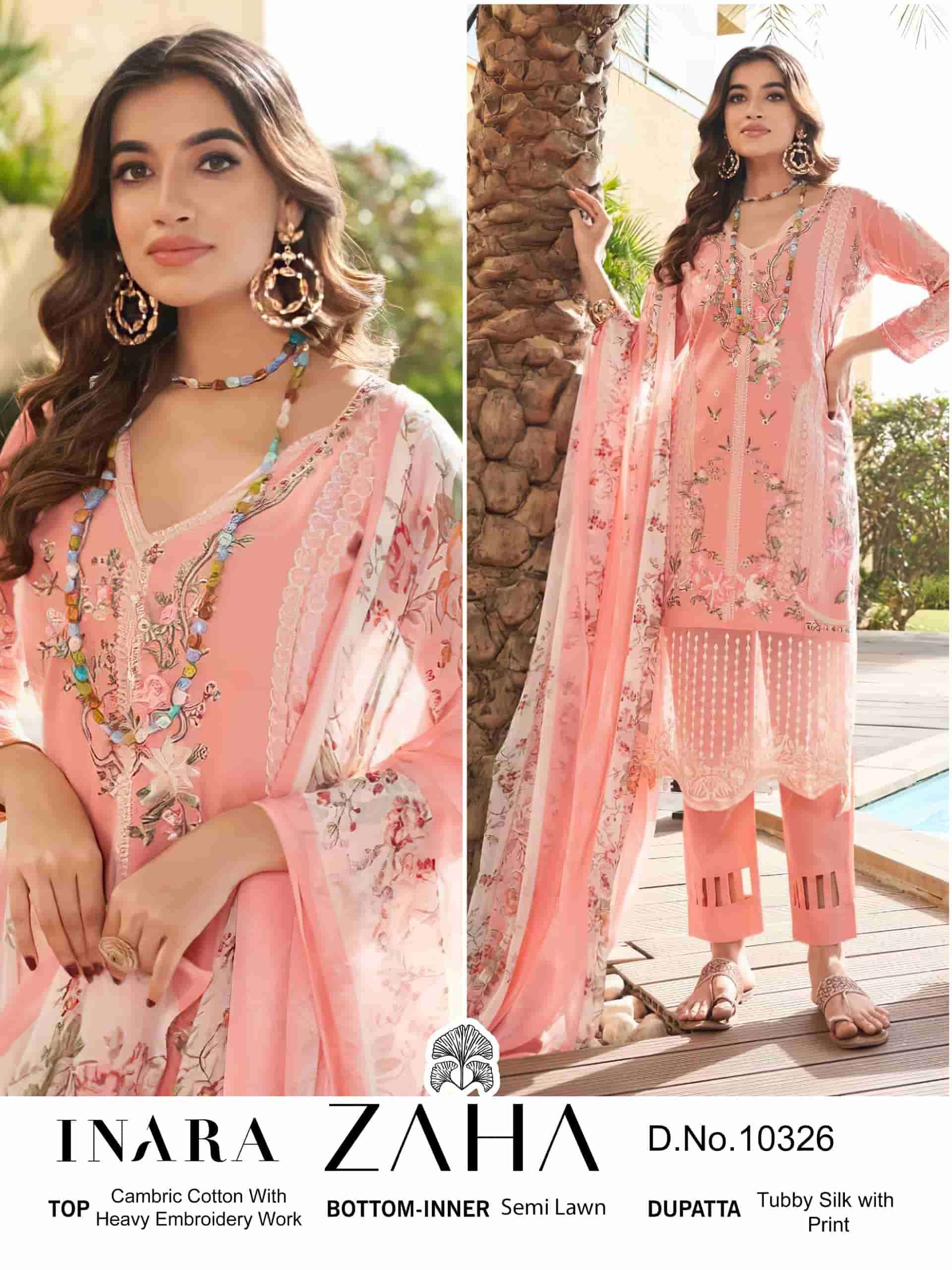 Zaha Inara Vol 1 Heavy Embroidered Cotton Salwar Suit Wholesalers