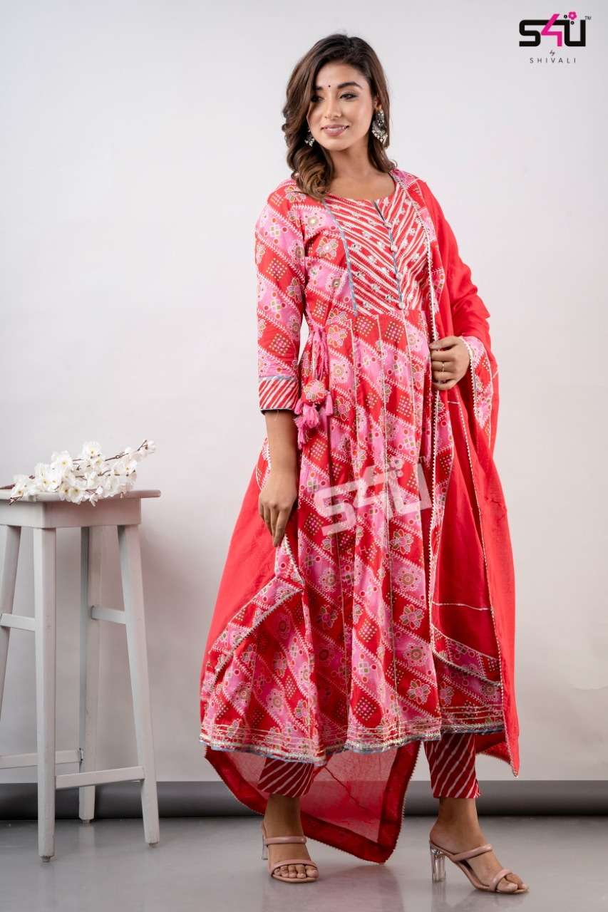 S4U Elegant Anarkali Fancy Suit
