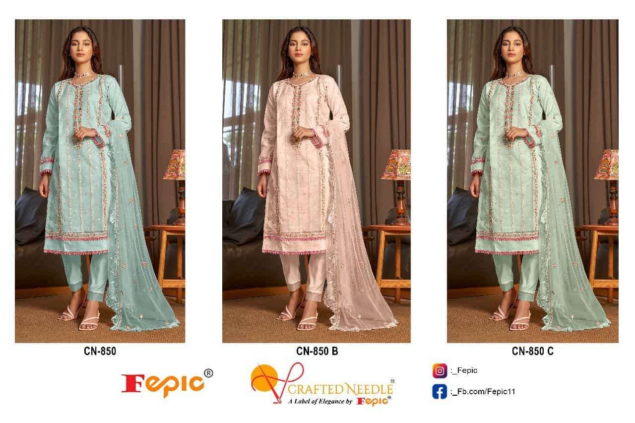 Crafted Needle CN 850 By Fepic Festive Wear Designer Readymade Pakistani Collection
