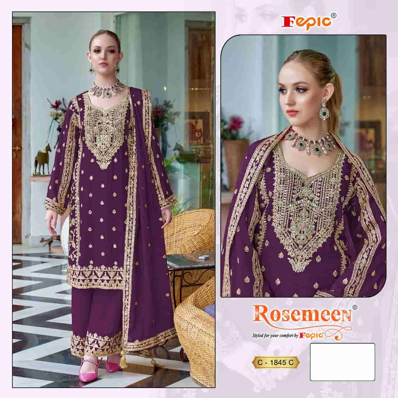 Fepic Rosemeen Chinon Embroidered Salwar Suit