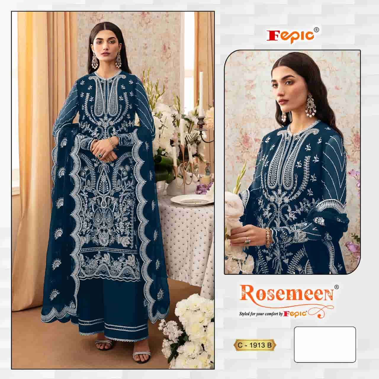 Fepic C 1913 B Festive Wear Style Designer Pakistani salwar Suit Ensemble