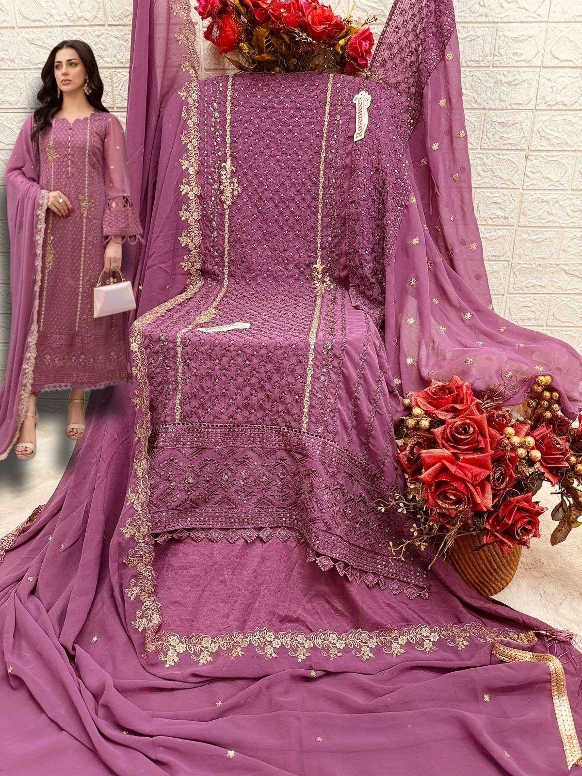 Fepic C 1586 Colors Exclusive Fancy Designer Suit Wholasaler