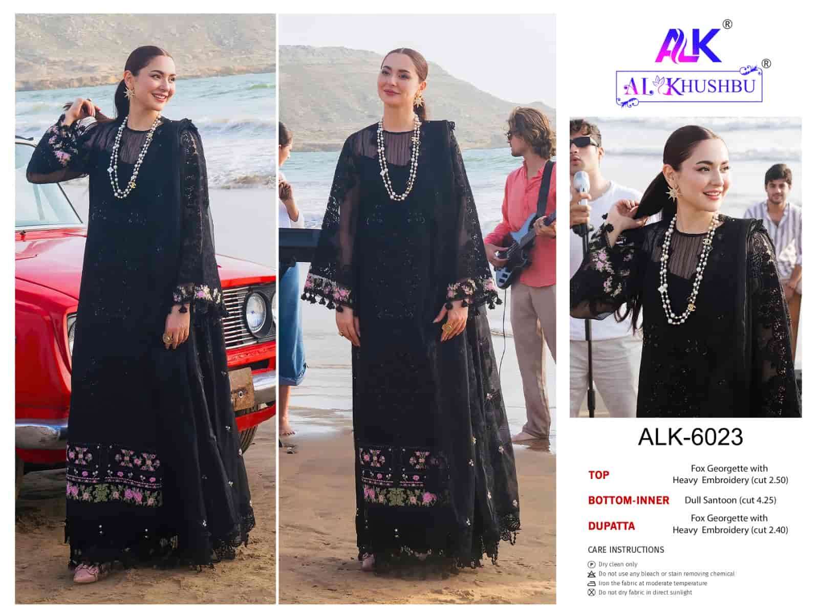 Al KHushbu 6023 Party Wear Style Designer Salwar Suit Ensemble