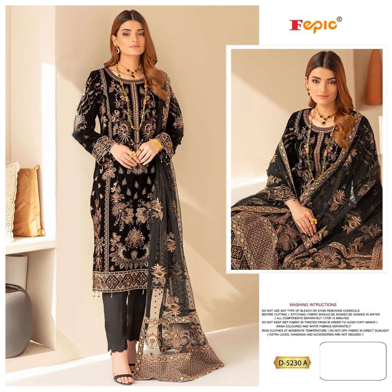 Fepic D 5230 Colors Pakistani Suit In