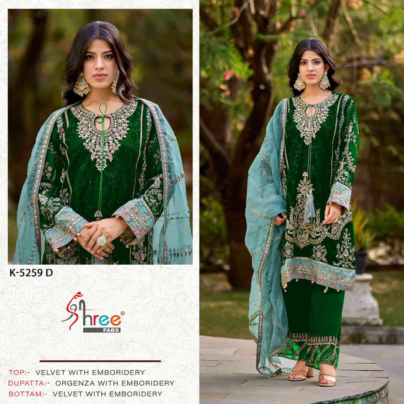 Shree Fabs K 5259 D Winter Wear Style Designer Salwar Kameez