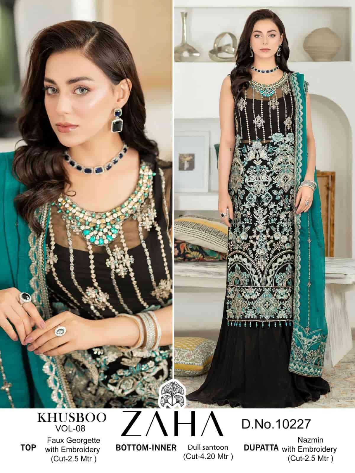 Zaha Khushbu 10227 Georgette Salwar Suit