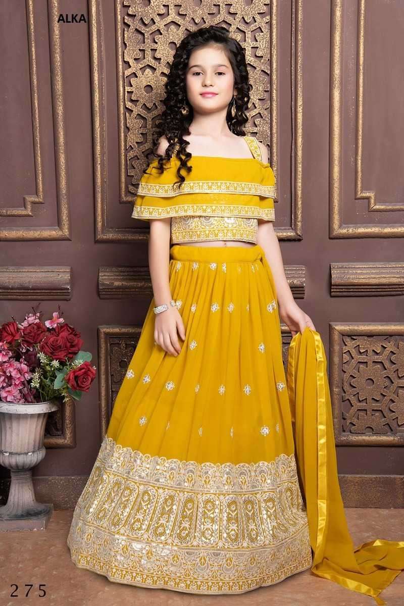 Alka Aaradhna Vol 41 Latest Designer Kids Wear Partywear Dress