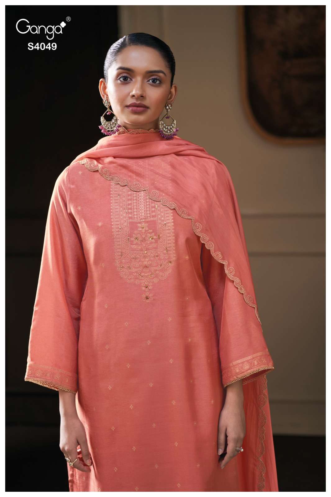 Ganga Fashion Luciana 4049 Pure Russian Silk Premium Designs Suits