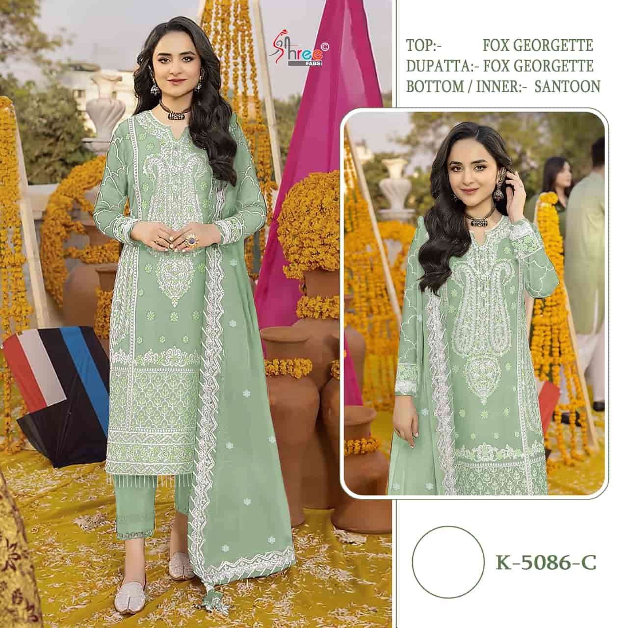 Shree Fabs K 5086 C Exclusive Heavy Designer Festive Wear Pakistani Suit Collection