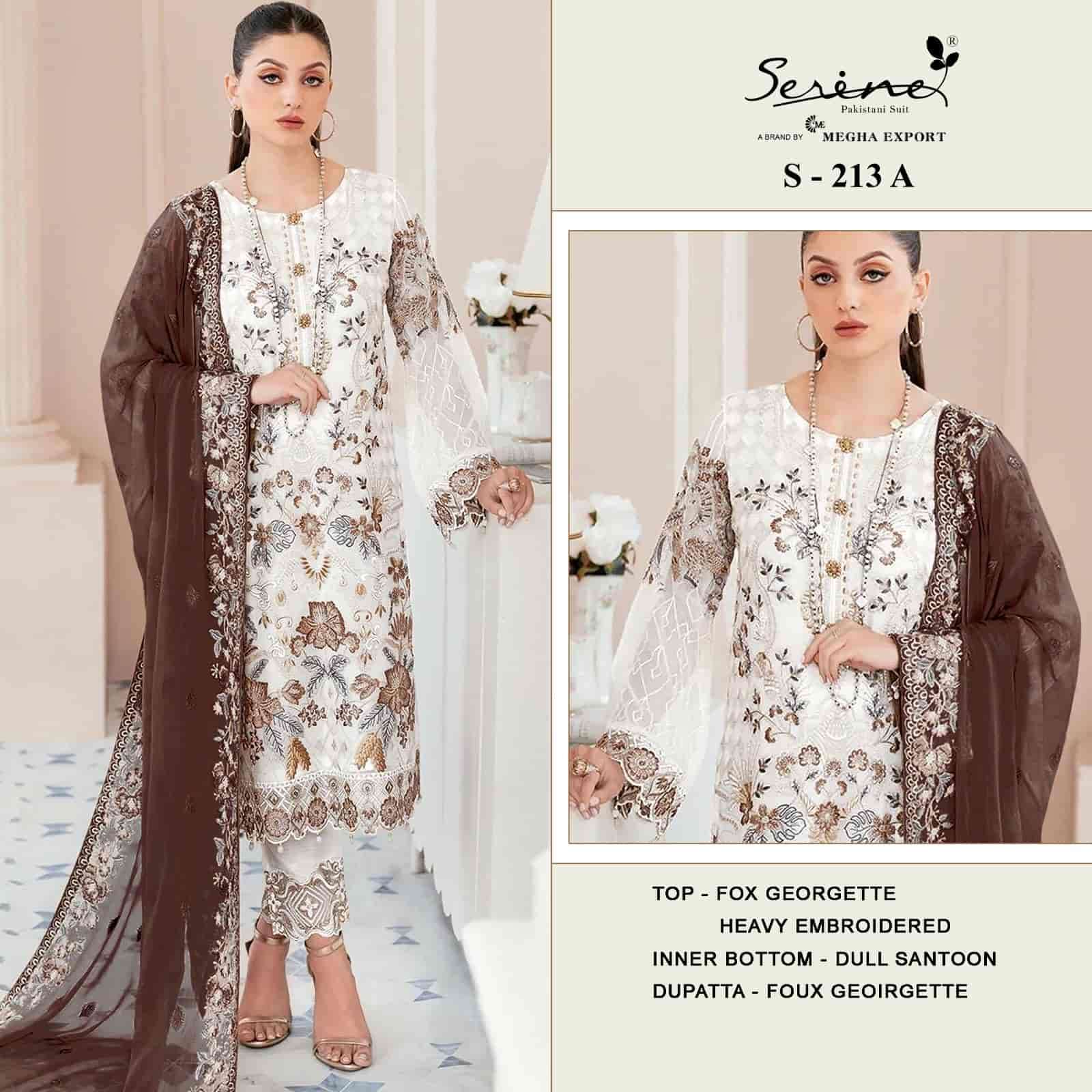 Serine S 213 A Pakistani Festive Wear Style Designer Salwar Suit Online