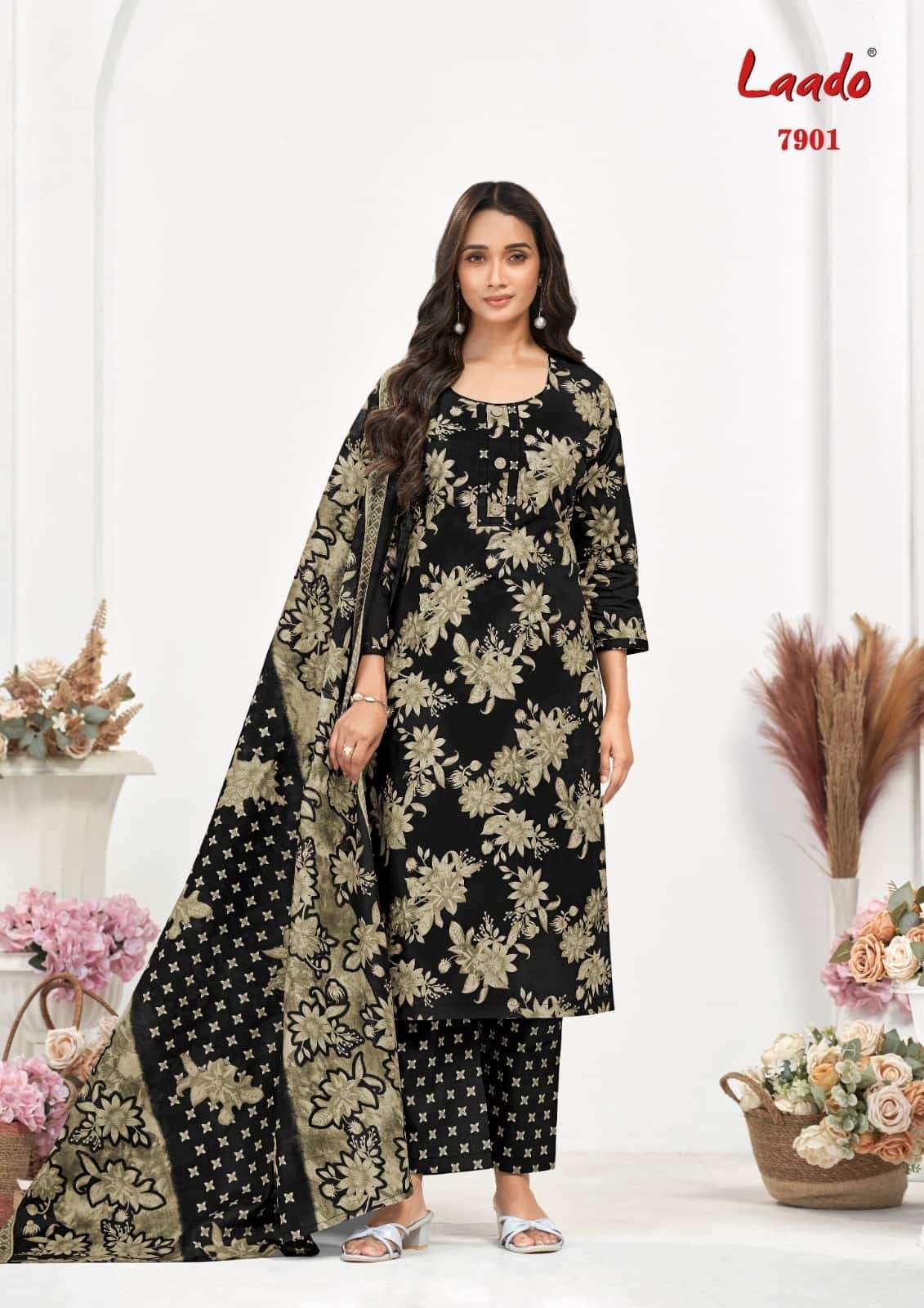 Laado Vol 79 Pure Cotton Dress Material
