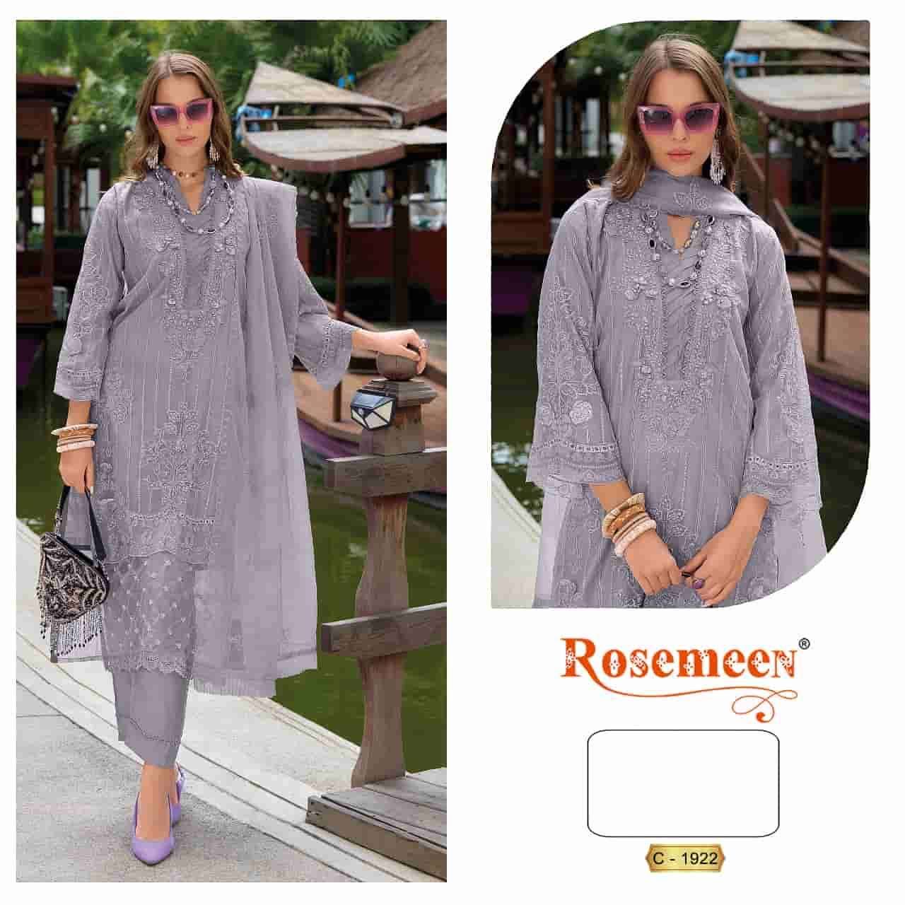 Fepic C 1922 Colors Pakistani Organza Embroidered Salwar Suit Wholesalers