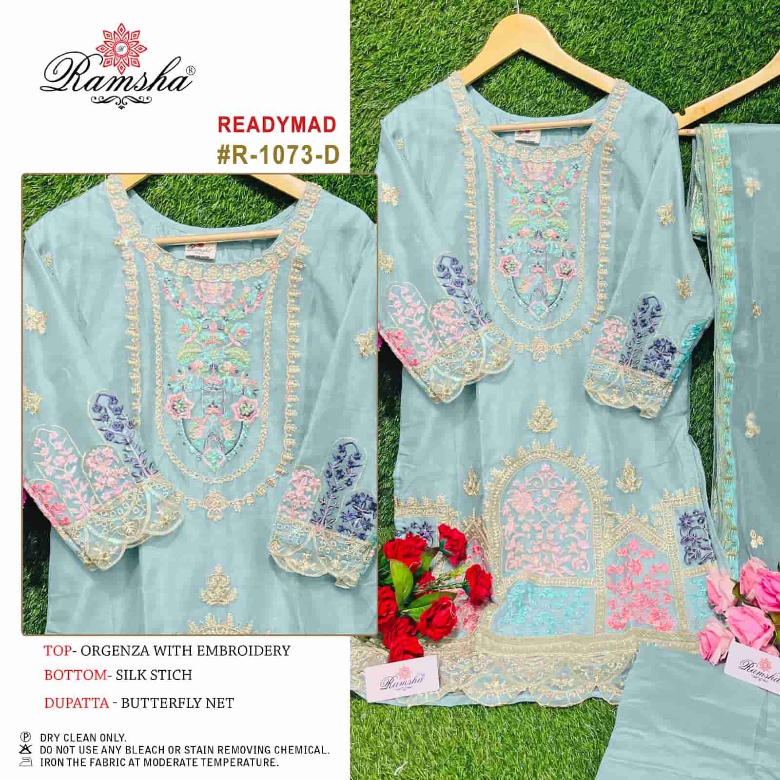 Ramsha R 1073 Colors Pakistani Style Fancy Designer Readymade Suit