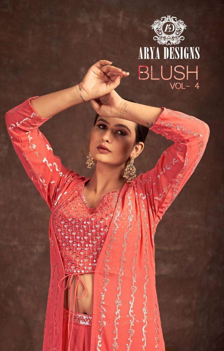 Arya Designs Blush Vol 4 Latest Designer 3 Piece Partywear Collection