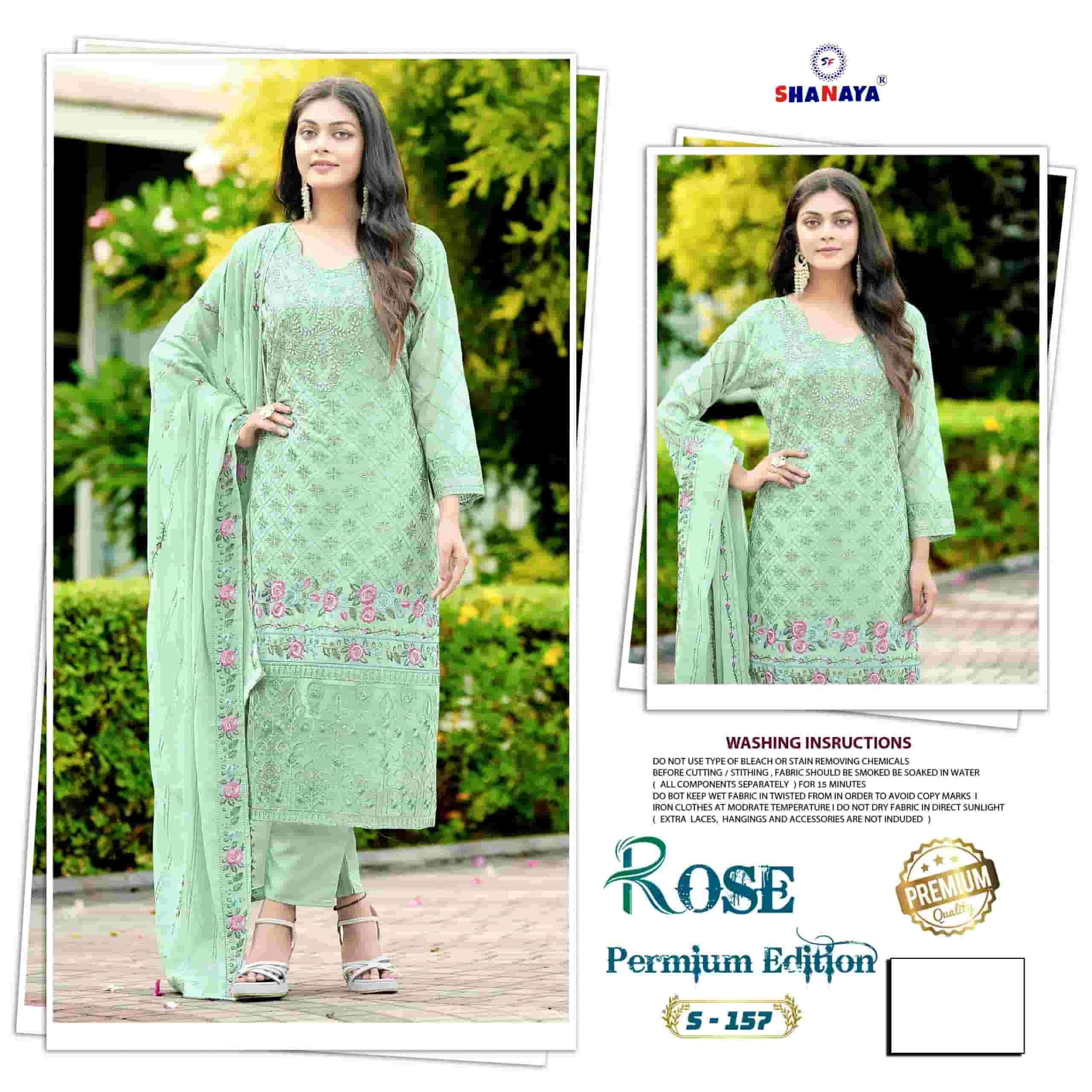 Shanaya S 157 Festive Wear Style Designer Georgette Suit Ensemble