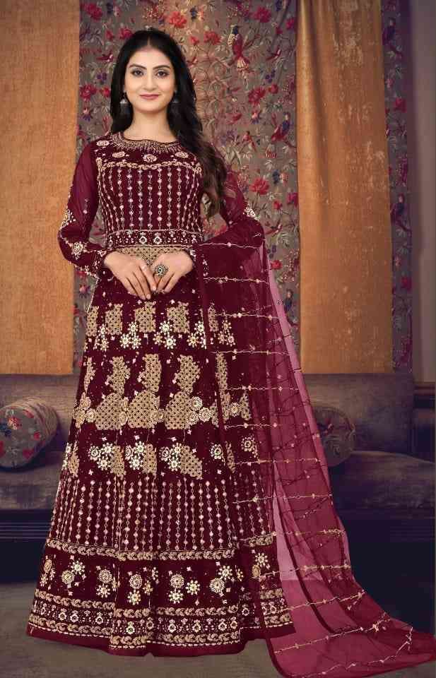 Swagat Voilet 628 Colors Wedding Wear Designer Gown
