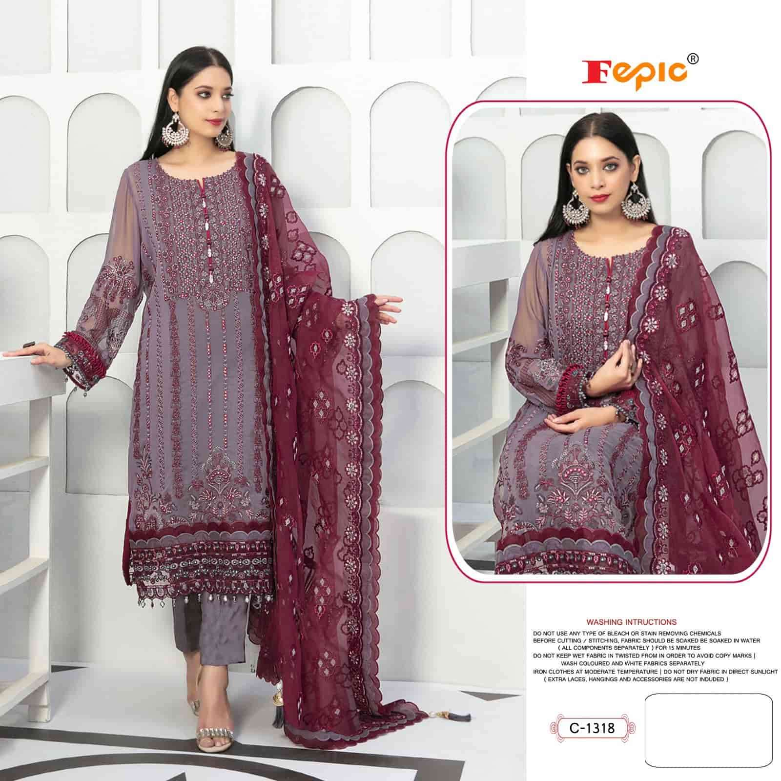 Fepic Rosemeen C 1318 New Pakistani Designer Suit Collection