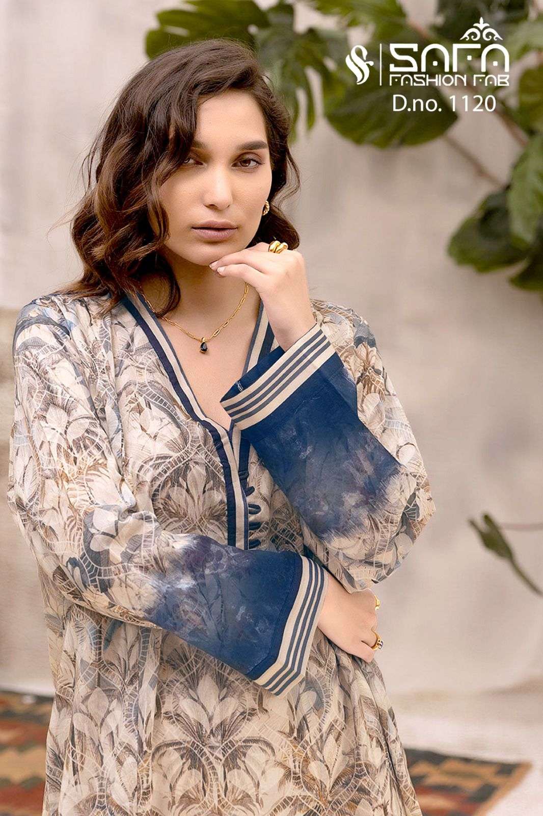 Safa Fashion Fab 1120 Fancy printed Pakistani Pattern readymade Suit Designs