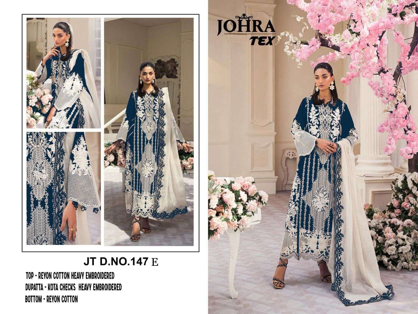 Johra Tex 147 E Pakistani Embroidered Salwar Suit