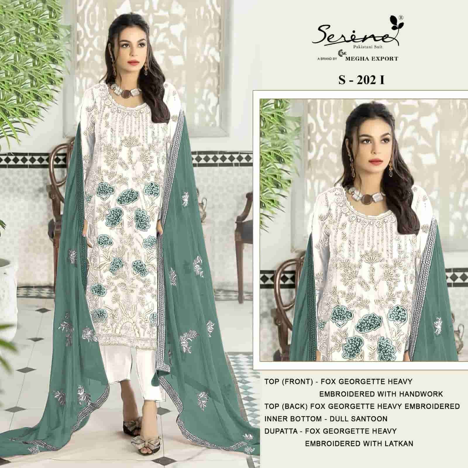 Serin S 202 I Pakistani Style Designer Embroidered Suit Online