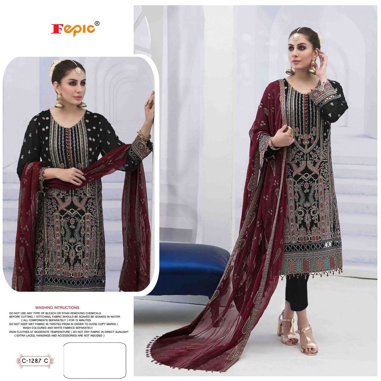 Fepic C 1287 C New Pakistani Salwar Suit