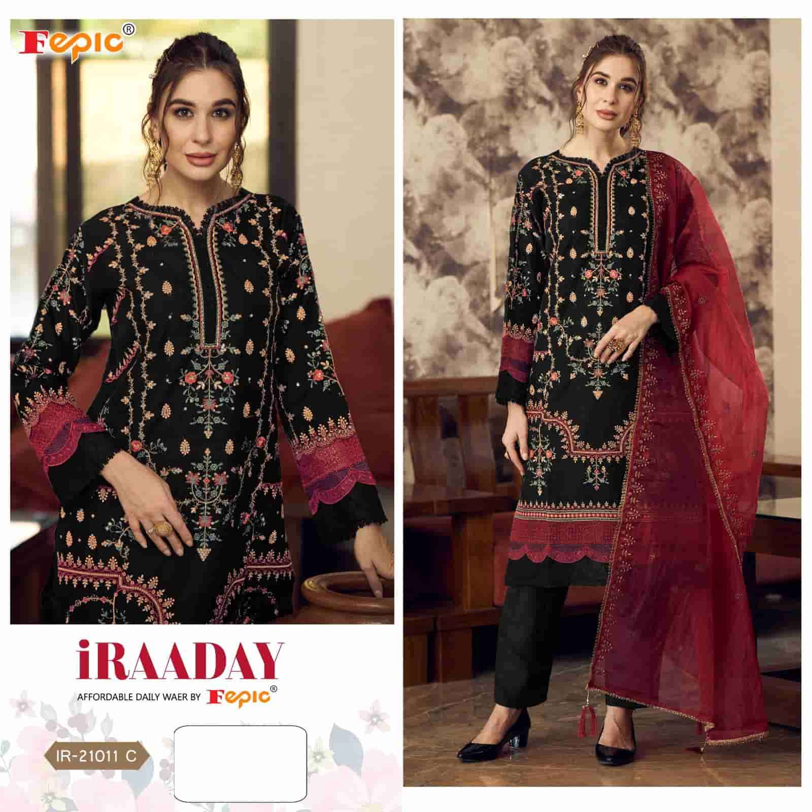 Fepic iRAADAY 21011 C Organza Salwar Suit