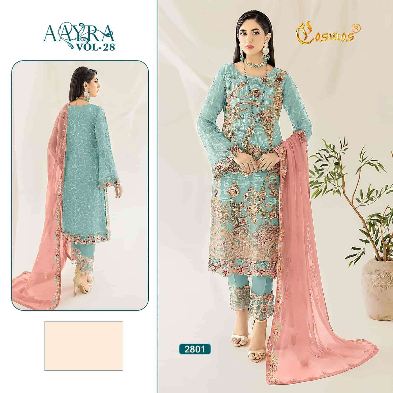 Cosmos 2801 Pakistani Festive Wear Style Designer Salwar Suit Exporter