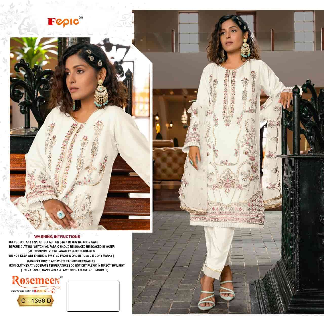 Fepic Rosemeen C-1356 D Embroidered Salwar Suit