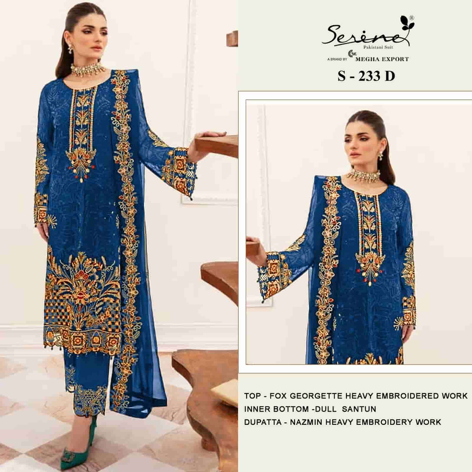Serine S-233D Embroidered Pakistani Festive Suit