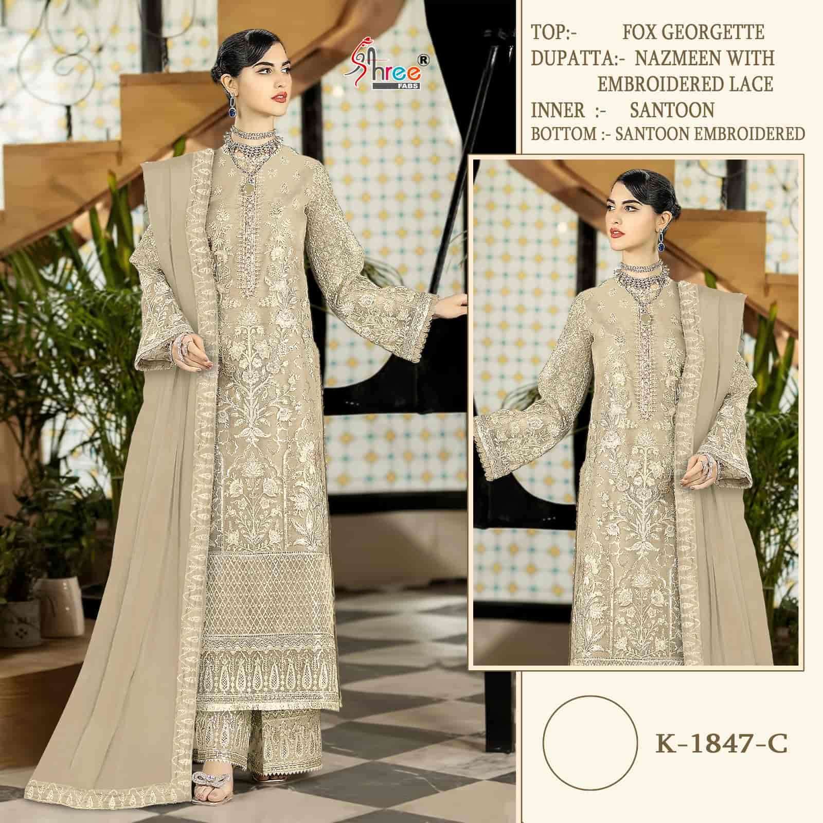 Shree Fabs K 1847 C Festive Wear Style Designer Pakistani Suit Wholasaler
