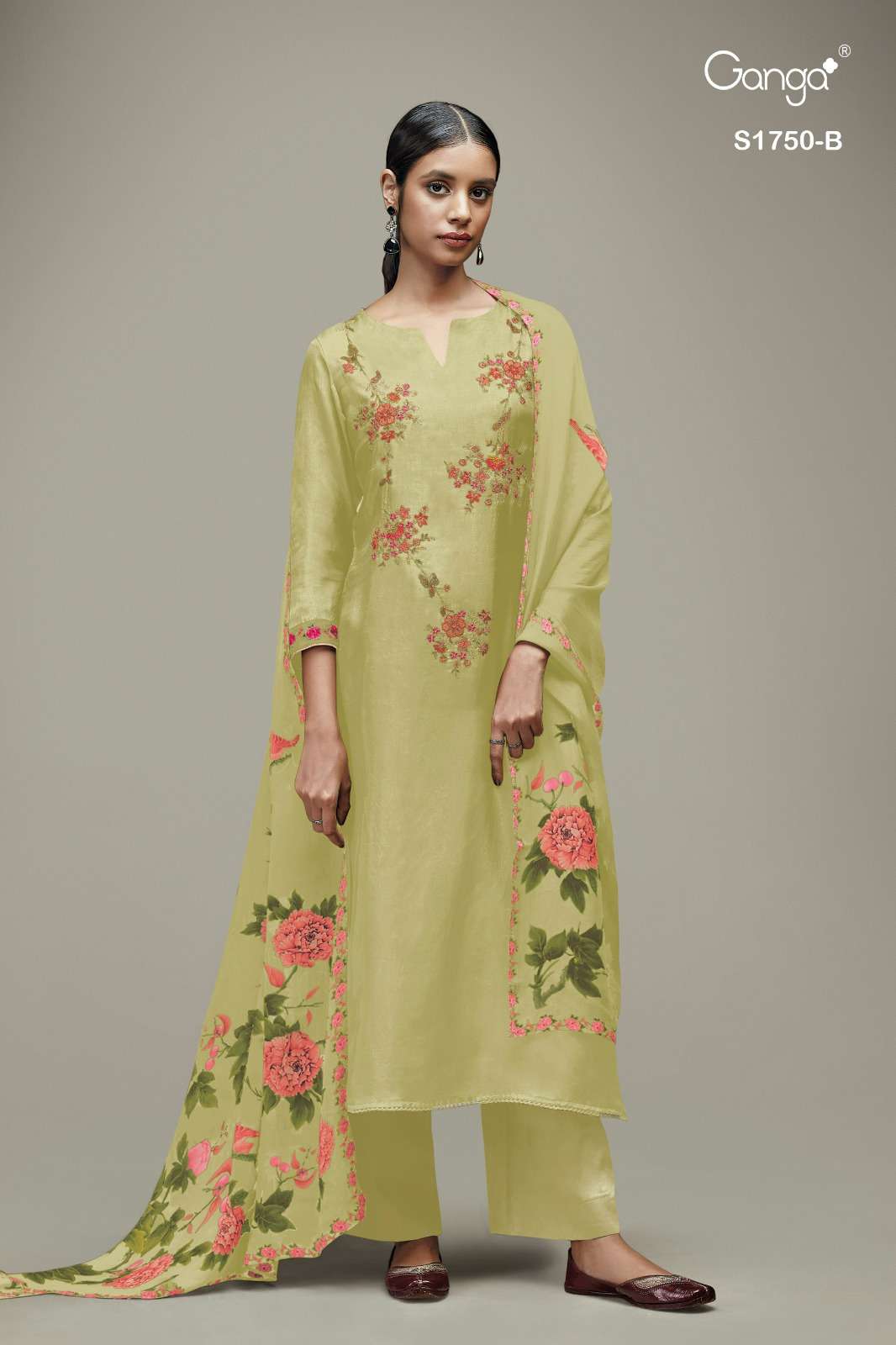 Ganga Fashion 1750 B Hit Designs Ladies Suits Online Collection