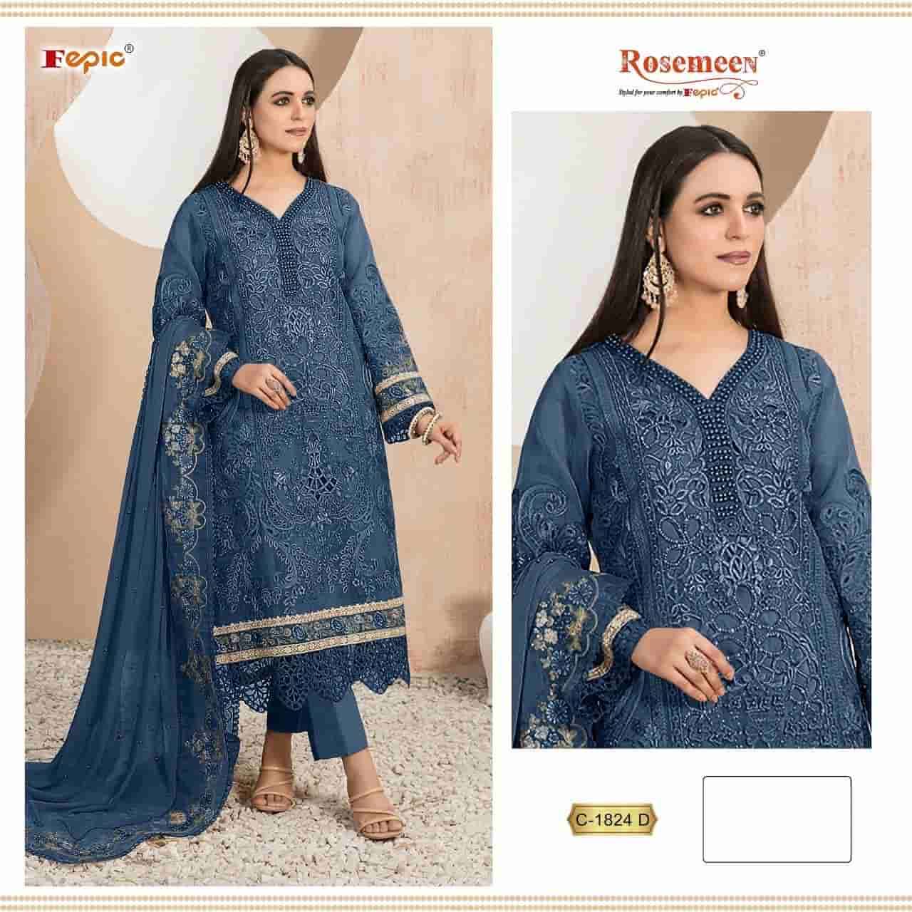 Fepic C 1824 D Exclusive Heavy Designer Pakistani Suit Ensemble