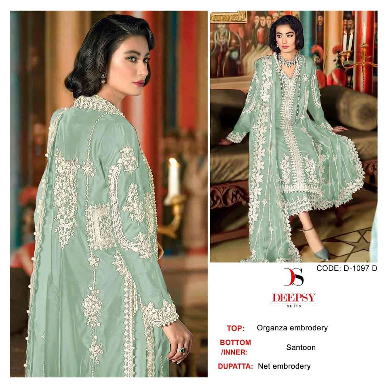 Deepsy 1097-D Organza Pakistani Festive Suit