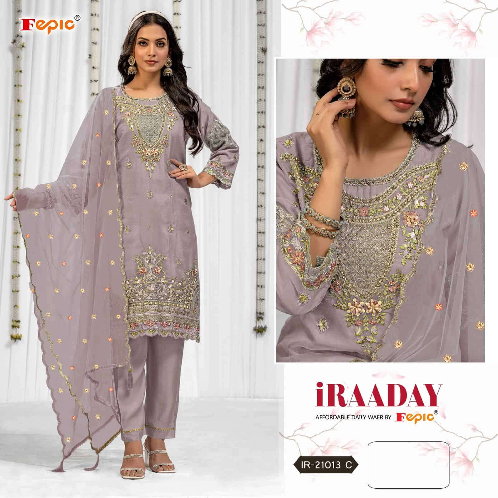 Fepic IR 21013 C Designer Style Festive Wear Pakistani Salwar Suit Range