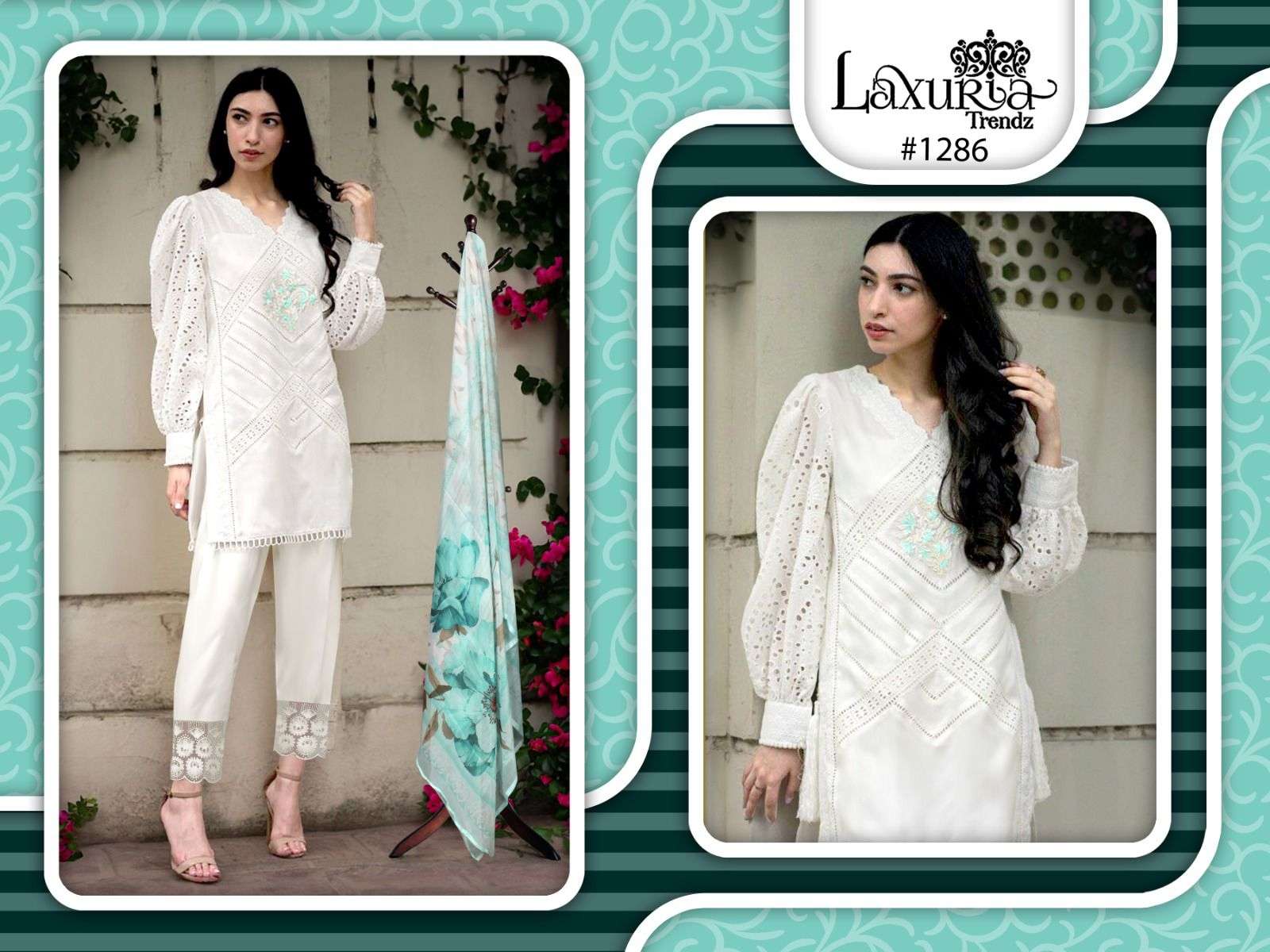 Laxuria Trends 1286 Readymade Fancy Pakistani 3 Piece Collection